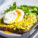 smashed avocado and poached eggs
